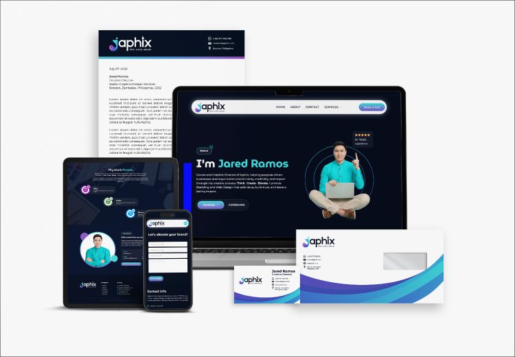Japhix Brand Identity & Web Design Thumbnail